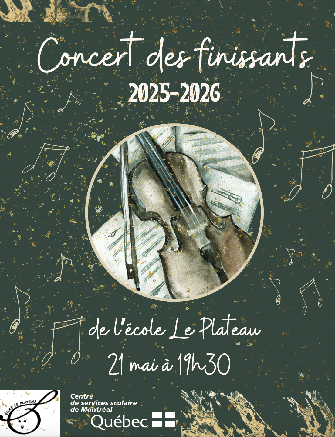 Spectacle de fin d'année 2026 - 6e année - Le 21 mai à 19h30